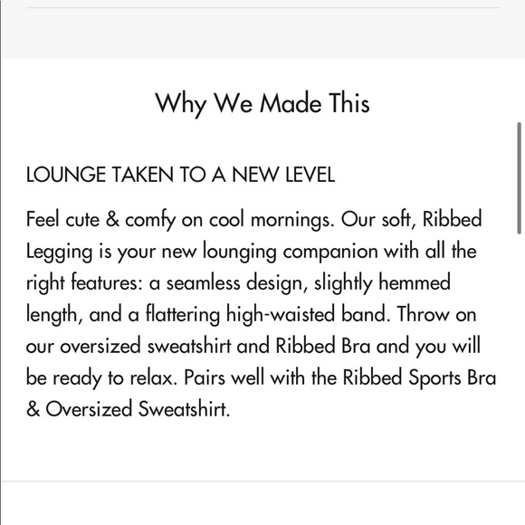 ETHOS ribbed leggings sz S - Picture 6 of 9